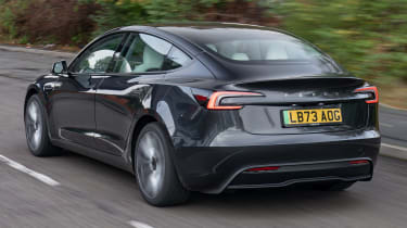 Tesla Model 3 - rear tracking